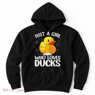 Cute Duck Art For Women Rubber Duck Lover Hoodie
