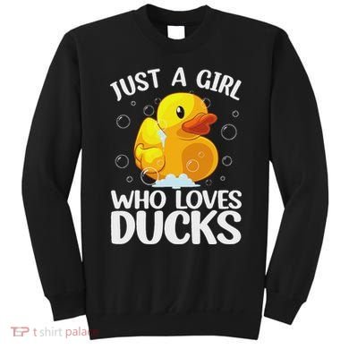 Cute Duck Art For Women Rubber Duck Lover Sweatshirt