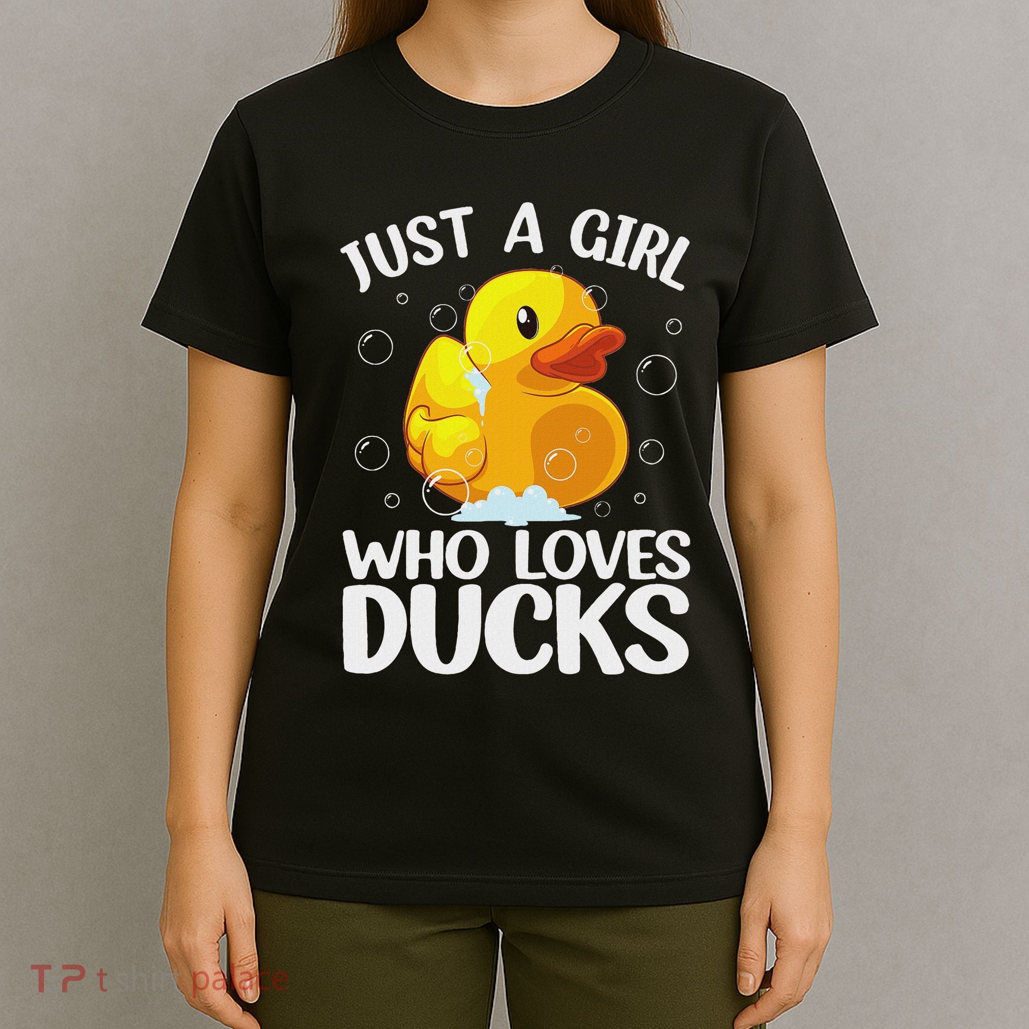 Cute Duck Art For Women Rubber Duck Lover T-Shirt