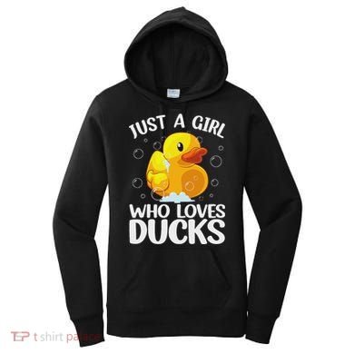 Cute Duck Art For Women Rubber Duck Lover Women's Hoodie