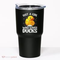 Cute Duck Art For Women Rubber Duck Lover Tumbler thumb 0