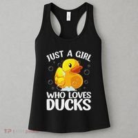 Cute Duck Art For Women Rubber Duck Lover Women's Tank Top thumb 3