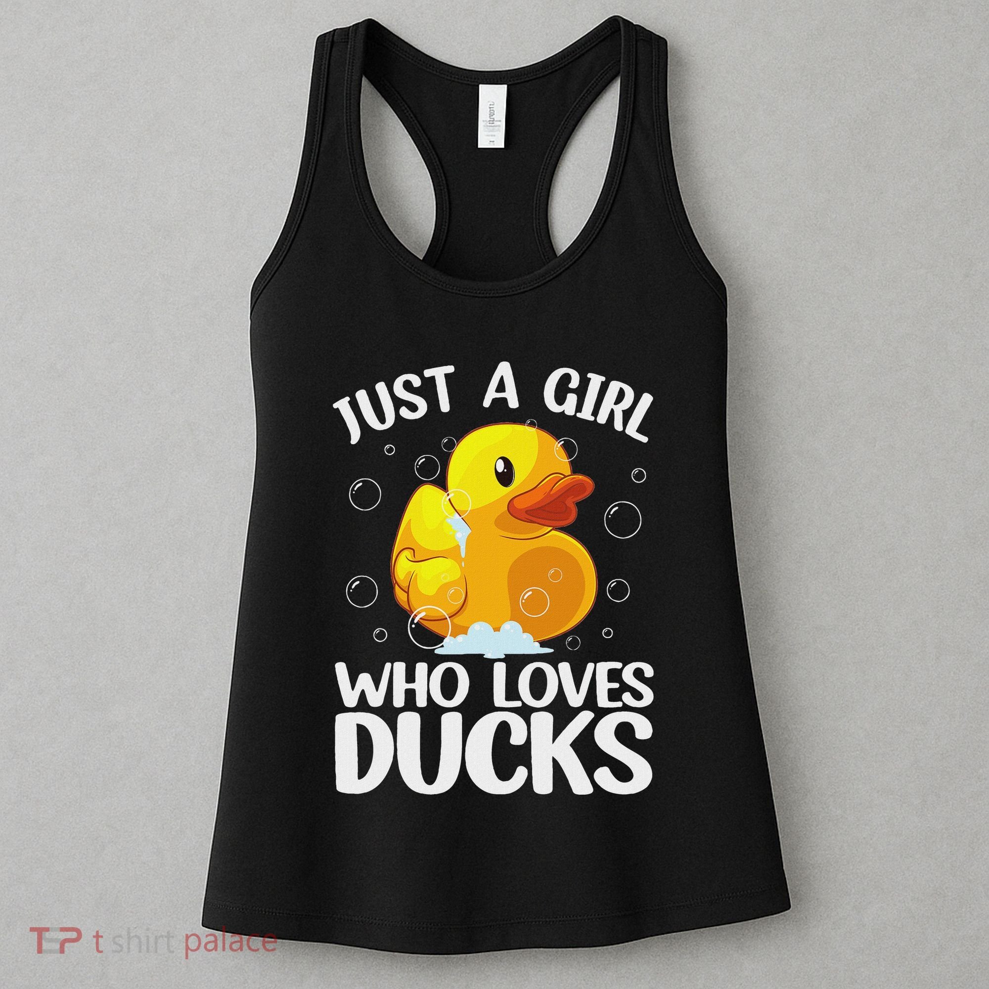 Cute Duck Art For Women Rubber Duck Lover Women's Tank Top