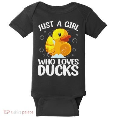 Cute Duck Art For Women Rubber Duck Lover Baby Bodysuit