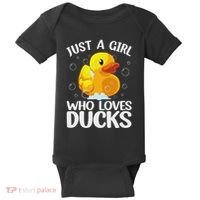 Cute Duck Art For Women Rubber Duck Lover Baby Bodysuit thumb 0