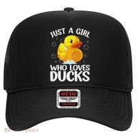 Cute Duck Art For Women Rubber Duck Lover Hat thumb 0