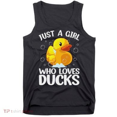 Cute Duck Art For Women Rubber Duck Lover Tank Top
