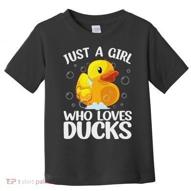 Cute Duck Art For Women Rubber Duck Lover Toddler T-Shirt