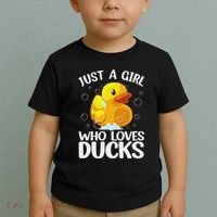 Cute Duck Art For Women Rubber Duck Lover Toddler T-Shirt thumb 2