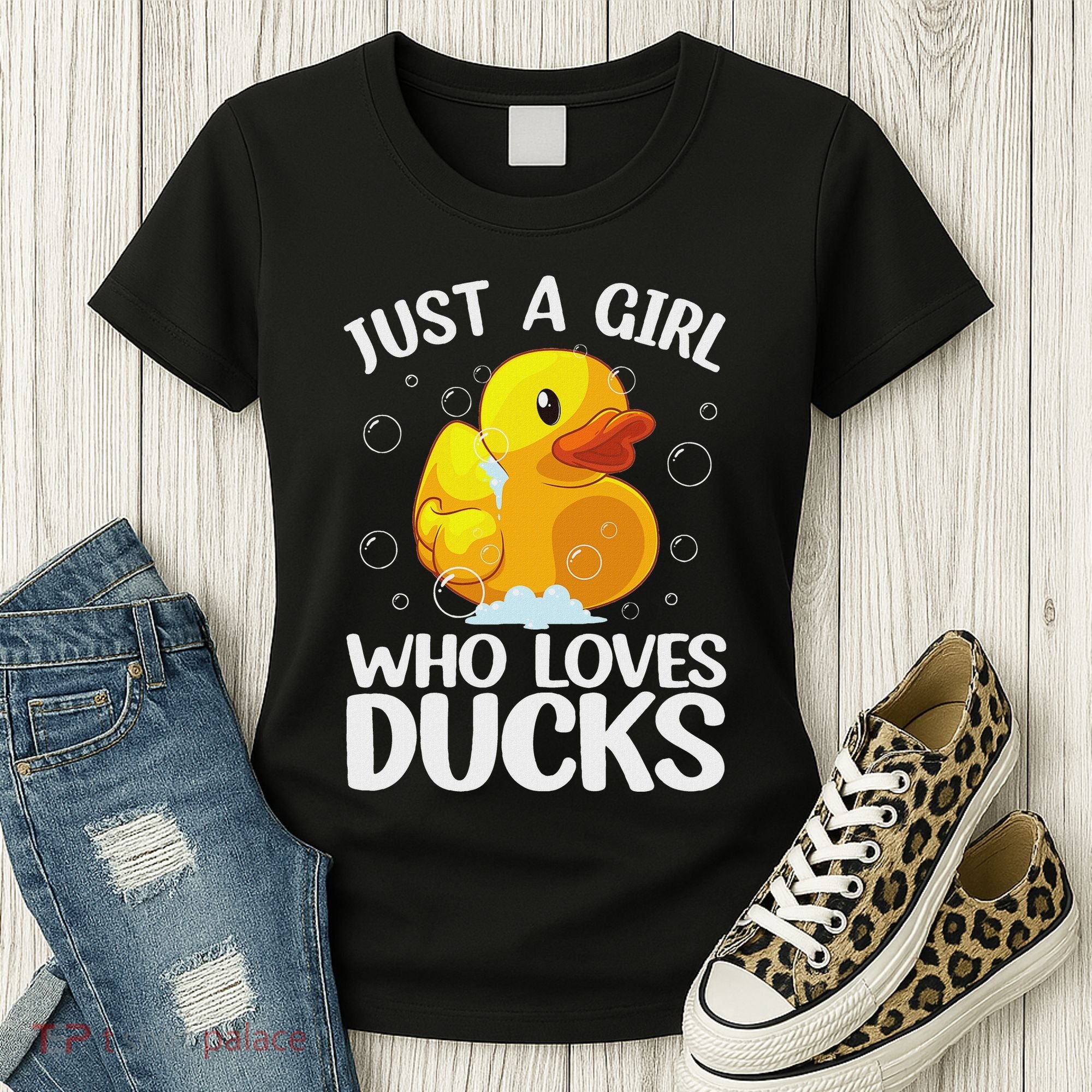 Cute Duck Art For Women Rubber Duck Lover Women's T-Shirt