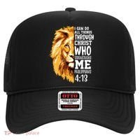 Can Do All Things Through Christ Bible Quote Lion Hat thumb 0