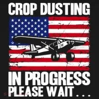 Crop Duster American Crop Dusting In Progress Please Wait Hoodie thumb 2