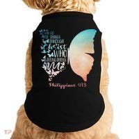 Can Do All Things Through Christ Who Strengthens Me Saying Doggie Tank thumb 0
