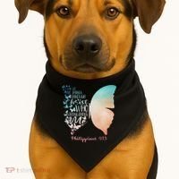 Can Do All Things Through Christ Who Strengthens Me Saying USA-Made Doggie Bandana thumb 1