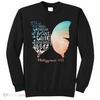 Can Do All Things Through Christ Who Strengthens Me Saying Sweatshirt thumb 0