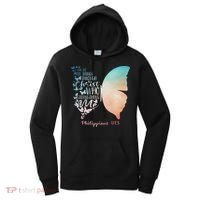 Can Do All Things Through Christ Who Strengthens Me Saying Women's Hoodie thumb 0