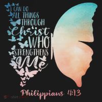 Can Do All Things Through Christ Who Strengthens Me Saying Women's Hoodie thumb 2