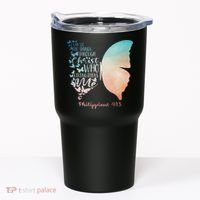 Can Do All Things Through Christ Who Strengthens Me Saying Tumbler thumb 0
