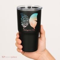 Can Do All Things Through Christ Who Strengthens Me Saying Tumbler thumb 2