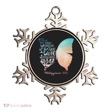 Can Do All Things Through Christ Who Strengthens Me Saying Ornament