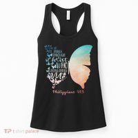 Can Do All Things Through Christ Who Strengthens Me Saying Women's Tank Top thumb 0