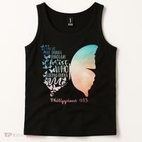 Can Do All Things Through Christ Who Strengthens Me Saying Tank Top thumb 2