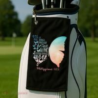 Can Do All Things Through Christ Who Strengthens Me Saying Golf Towel thumb 2