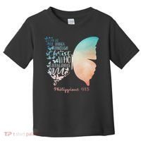 Can Do All Things Through Christ Who Strengthens Me Saying Toddler T-Shirt thumb 0