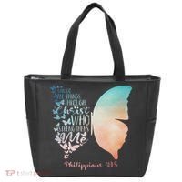 Can Do All Things Through Christ Who Strengthens Me Saying Tote Bag thumb 0