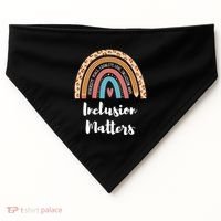 Cultural Diversity And Inclusion Earth Art USA-Made Doggie Bandana thumb 0