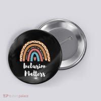 Cultural Diversity And Inclusion Earth Art Button thumb 0