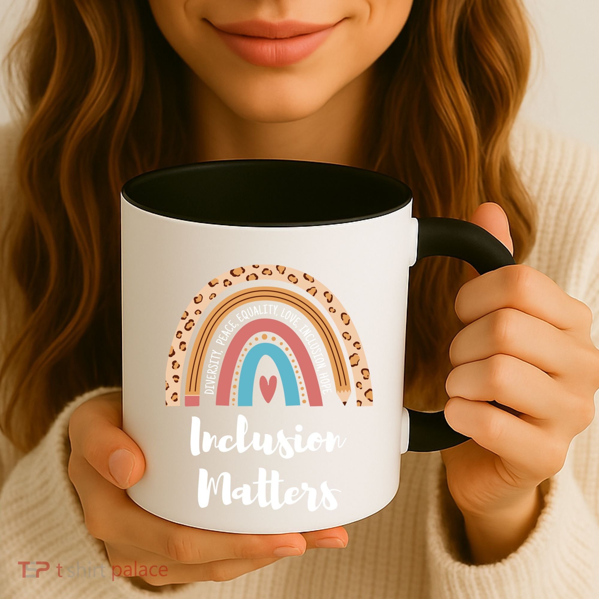 Cultural Diversity And Inclusion Earth Art Coffee Mug