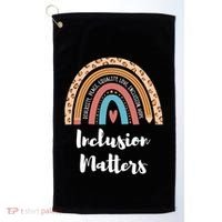 Cultural Diversity And Inclusion Earth Art Golf Towel thumb 0