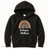 Cultural Diversity And Inclusion Earth Art Kids Hoodie thumb 0