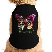 Can Do All Things Through Christ Who Strengthens Me I Doggie Tank thumb 0