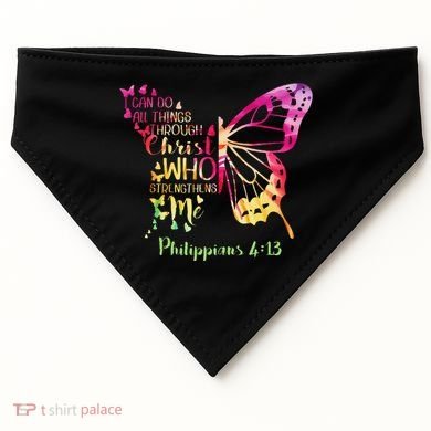Can Do All Things Through Christ Who Strengthens Me I USA-Made Doggie Bandana