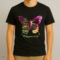 Can Do All Things Through Christ Who Strengthens Me I T-Shirt thumb 3