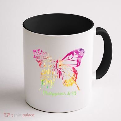 Can Do All Things Through Christ Who Strengthens Me I Coffee Mug back