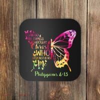 Can Do All Things Through Christ Who Strengthens Me I Coaster thumb 0