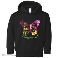 Can Do All Things Through Christ Who Strengthens Me I Toddler Hoodie thumb 0