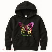 Can Do All Things Through Christ Who Strengthens Me I Kids Hoodie thumb 0