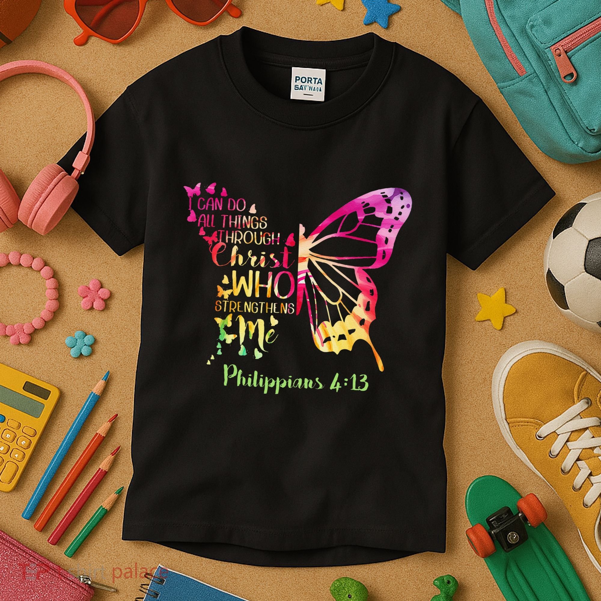 Can Do All Things Through Christ Who Strengthens Me I Kids T-Shirt