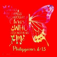 Can Do All Things Through Christ Who Strengthens Me I Santa Hat thumb 1