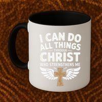 Can Do All Things Through Christ Who Strengthens Me Coffee Mug thumb 2