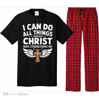 Can Do All Things Through Christ Who Strengthens Me Pajama Set