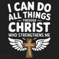 Can Do All Things Through Christ Who Strengthens Me Golf Towel thumb 3