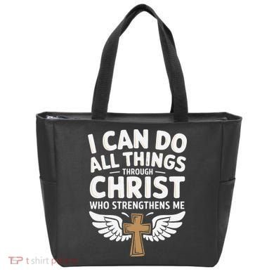 Can Do All Things Through Christ Who Strengthens Me Tote Bag