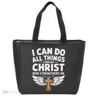 Can Do All Things Through Christ Who Strengthens Me Tote Bag thumb 0