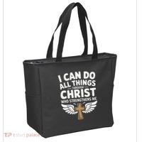 Can Do All Things Through Christ Who Strengthens Me Tote Bag thumb 2
