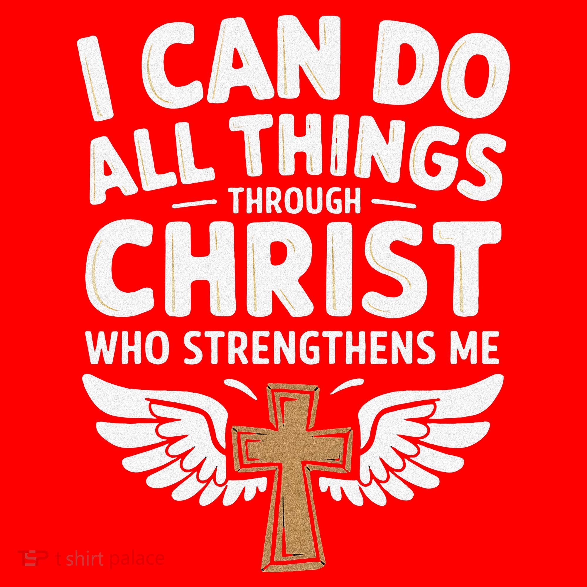 Can Do All Things Through Christ Who Strengthens Me Santa Hat